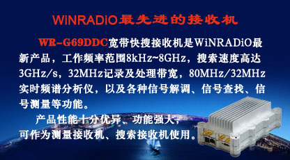 WR-G69DDCe寬段寬帶快搜接收機